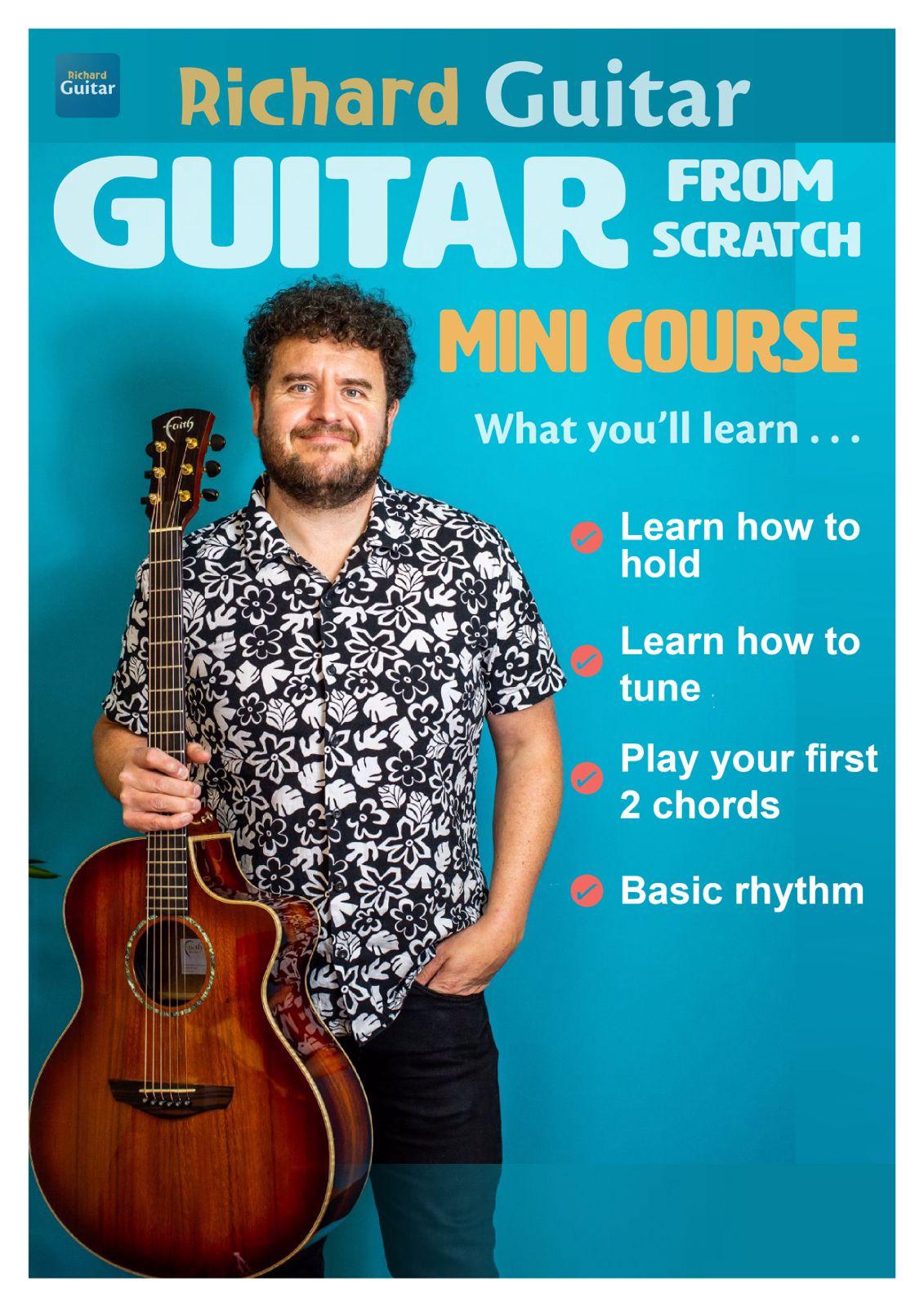 Guitar From Scratch – FREE Mini Course