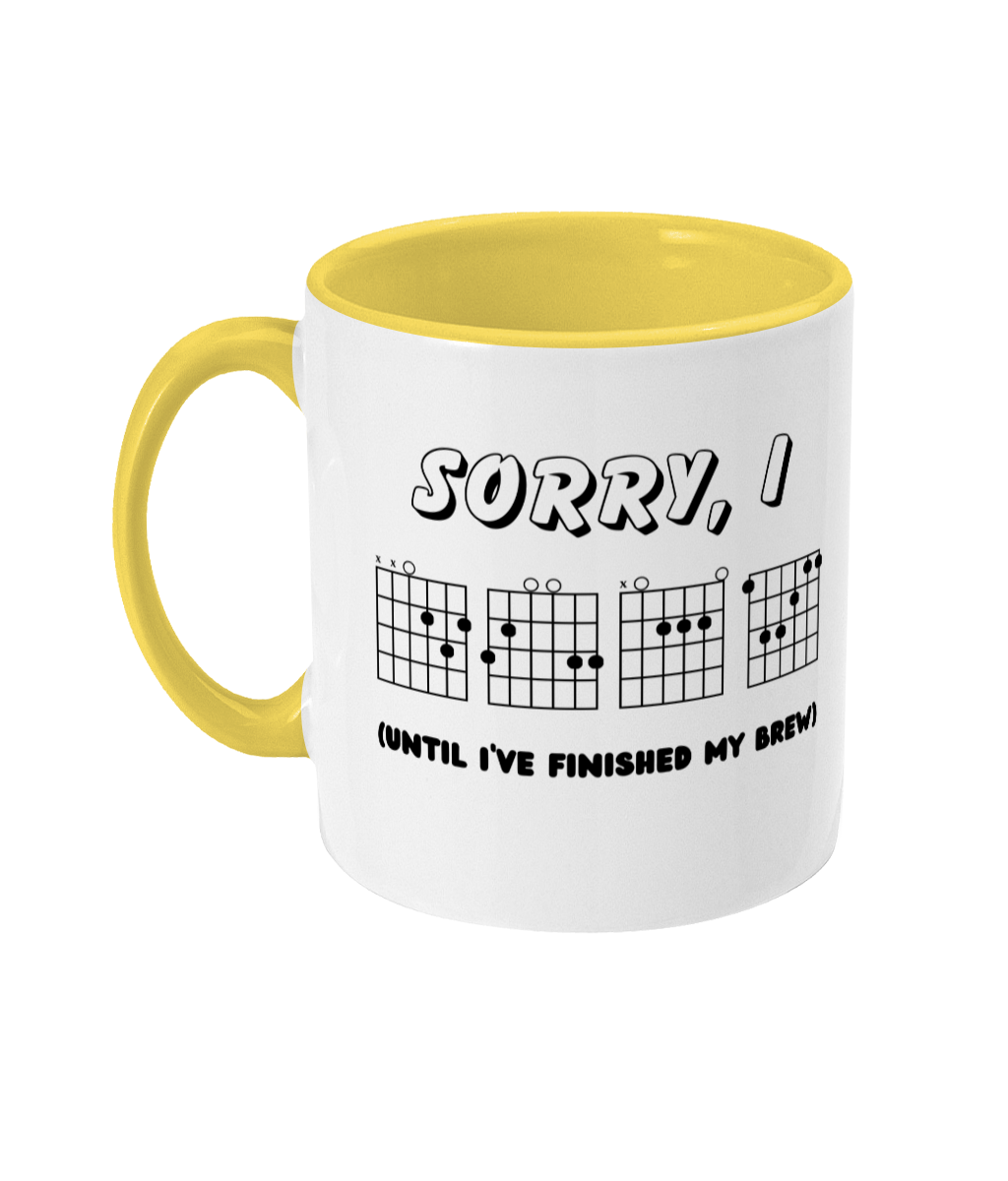 I Don't Give A F*ck - Guitar Chords Mug