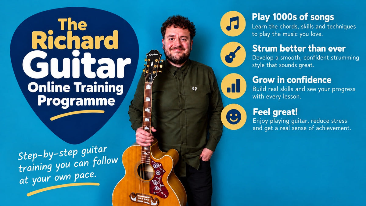 The Richard Guitar Online Training Programme — step-by-step guitar training